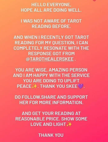 Skee Tarot, Tarot Healer Skee, Reading Review