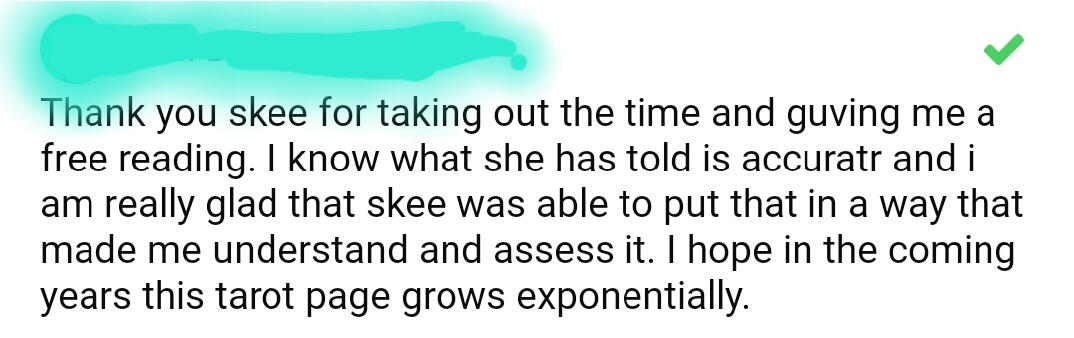 Review 4 Skee Tarot, Tarot Reading Review